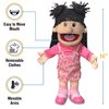 14" Susie, Peach Girl, Hand Puppet