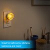 GE Jewel LED Night Light, Plug-in, Dusk to Dawn Sensor, Amber, UL-Certified, Energy Efficient, Ideal Nightlight for Bedroom, Bathroom, Nursery, Hallway, Kitchen, 11286, 2 Pack