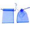 Dealglad® 100pcs Drawstring Organza Jewelry Candy Pouch Party Wedding Favor Gift Bags (6x8, Royal Blue)