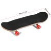 Combort 1Pc Finger Skateboards Fingerboards Sets, Maple Wooden+Alloy Fingerboard Finger Skateboards with Box Reduce Pressure Kids Gifts(Red)