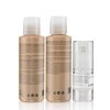 MOEHAIR Travel Pack of Protein Infused Shampoo (3.4 Fl. Oz), Color Alive Conditioner (3.4 Fl. Oz) and Hair Serum (0.51 Fl. Oz) | Travel Shampoo and Conditioner with Frizz Ease Serum | Sulfate-Free