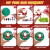 Christmas Crafts for Kids, Christmas Wooden Painting Kit Glow in the Dark Christmas Ornaments, Wood Slice Arts & Crafts Activities Kits Christmas Gifts Bulk Party Favors for Kids 5 6 7 8 9 10 11 12