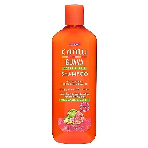 Cantu Guava Shampoo Scalp Relief 13.5 Ounce (400ml) (Pack of 2)