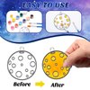 Cholemy 24 Sets Planet Sun Catcher Kit Include Suncatcher Craft with Paints Suction Cups Fishing Thread, Planet DIY Window Art Kit Paintable Suncatchers Decorations for Gifts
