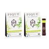 Pique Organic Mint Green Tea Crystals - Support Healthy Digestion, Immunity and Energy. Caffeinated Green Tea with Spearmint - 28 Single Serve Sticks - 28 Single Serve Sticks (Pack of 2)