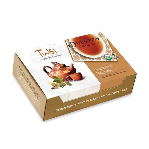Davidson's Organics, Tulsi Rooibos Chai, 100-count Individually Wrapped Tea Bags