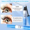 Lash Serum, Rapid Eyelash Growth Serum, Eyelash Serum for Eyelash Growth Thickness, Stronger, Healthier Lashes & Brows, Longer, Fuller, and Thicker Lashes, Vegan & Cruelty-Free (Light Blue 4ML)