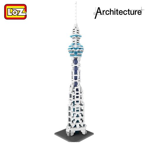 LOZ Micro Blocks 9366, Tokyo Skytree Model, Small Building Block Set, Nanoblock Compatible (650 pcs)