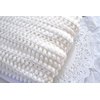 YYCRAFT 20 Yards Tiny Pom Pom Ball Fringe Trim DIY Craft Sewing Accessory for Home Curtain Clothes Pillow Decoration(pom Size 5mm,White)