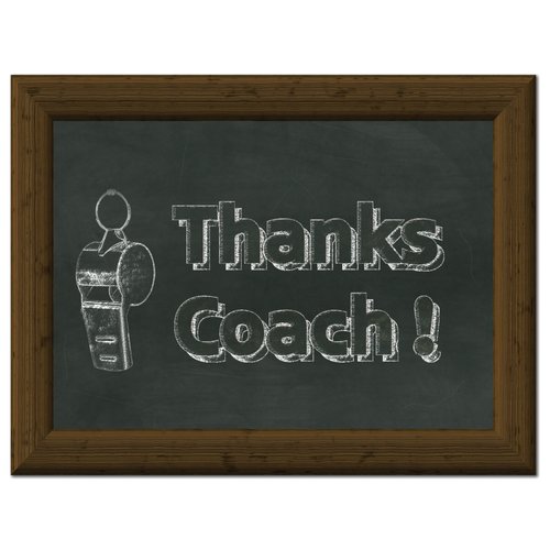 Small World Greetings Thanks Coach Greeting Cards 12 Count-Thank You Coach Card-Perfect for Any Sport-Blank Inside with Envelopes-5.5"x4.25" (A2 Size)-Basketball Football Soccer and more