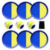 trassi Toss and Catch Ball Set with 6 Paddle,3 Balls and1 Storage Bag,Suitable for Camping Games,Beach Toys,Backyard Games,Sports for Kids,Adults and Families.