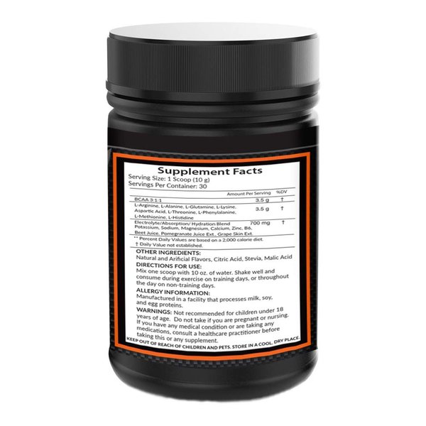 Icon Muscle BCAA + EAA | Essential Amino Acid | Branch Chain Amino Acids | Supplement Powder | Muscle Recovery | Hydration | Post Workout | Muscle Strength | Men & Women | 30 Servings
