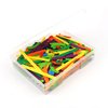edxeducation-21368 GeoStix Letter Construction Set - Educational Toy - 200 Connecting Sticks - 50 Activities - Build Letters, Animals and More