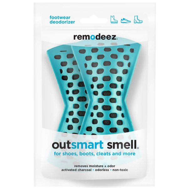 remodeez Activated Charcoal Shoe Deodorizer Pod, Pair, Blue