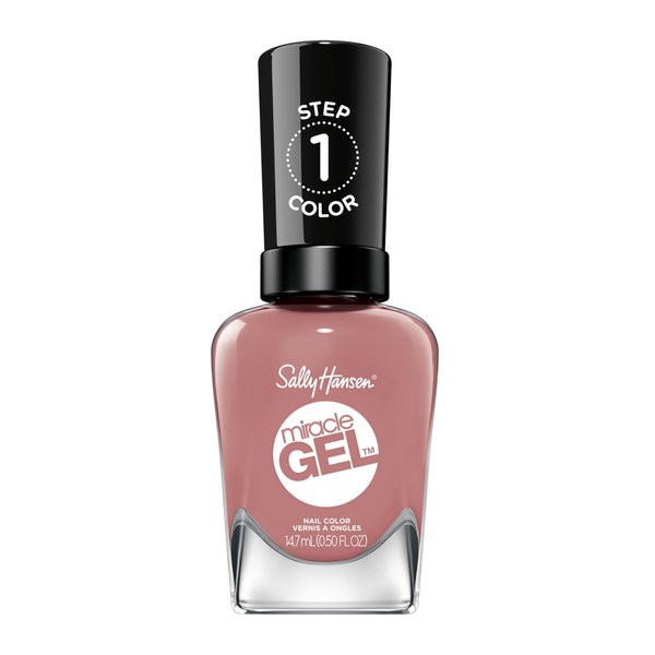 Sally Hansen Miracle Gel™, Rose & Shine, Long Lasting, Gel-Like Formula, No UV Lamp Needed, Pink Nail Polish