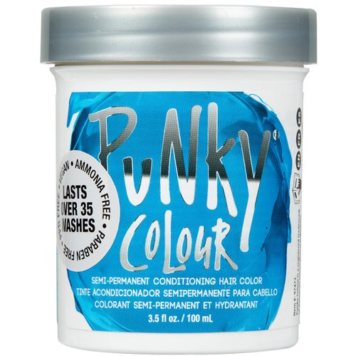 Punky Lagoon Blue Semi Permanent Conditioning Hair Color, 3.5oz