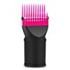 Segbeauty Hair Dryer Comb Attachment, Pink Detangling Blow Dryer Brush Attachment for Nozzle 1.57-1.97" Hair Dryer, Hairdressing Salon Tool for Smoothing Straightening Wavy Natural Frizzy Curly Hair