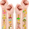 Generic Giraffe Temporary Tattoos Birthday Party Supplies Favors Decorations Super Cute 96PCS Fake Tattoos Stickers for Boys Girls School Classroom Rewards Gifts Ideal