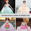 3PCs Nude Doll Body 26cm Plastic Flexible Rotation 12 Moveable Joints Doll Toy Accessory Naked Cake Mold Female Figure Barbie Looks Dolls