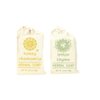 Greenwich Bay Trading Set of 2 Herbal Soaps Honey Chamomile and Lemon Thyme - 6.4 Oz Bars Wrapped in Drawstring Cloth Sacks-Enriched with Shea Butter, Virgin Olive Oil and Fresh Botanical Scents