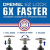 Dremel EZ456B 1 1/2-Inch EZ Lock Rotary Tool Cut-Off Wheels- Rotary Tool Cutting Accessories, Perfect for Slicing Sheet Metal and Copper Pipe, 12 Pieces