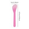 Jilukibo 100 Pcs Plastic Cosmetic Mask Mixing Spoon Spatulas, Multicolor 5 Inch Face Mask Spoon for Cream Facial Skin Care Spoon