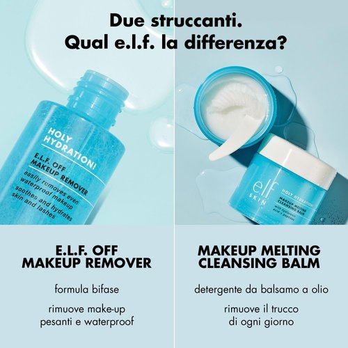 e.l.f. SKIN Holy Hydration Off Makeup Remover, Liquid Makeup Remover For Eye, Lip & Face Makeup, Gentle Formula, Vegan & Cruelty-free
