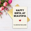 Qamza Naughty Adult Birthday Card for Wife Girlfriend Fiancee Couple Women, Funny Wife Girlfriend Fiancee Birthday Card Gift for Her