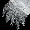 qiipii 4700PCS 3mm Transparent Resin Rhinestones Bulk Flatback Jelly Resin Stones SS10 Clear Bling Diamonds Gems Charms for Nails Face Eyes Makeup Body Mugs Tumblers Bottles DIY Crafts Decor Shoes