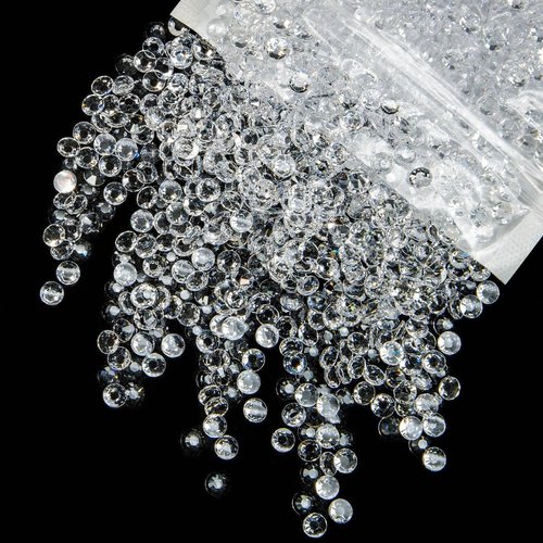 qiipii 4700PCS 3mm Transparent Resin Rhinestones Bulk Flatback Jelly Resin Stones SS10 Clear Bling Diamonds Gems Charms for Nails Face Eyes Makeup Body Mugs Tumblers Bottles DIY Crafts Decor Shoes