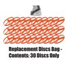 Zoom-O Flying Disc Launcher Disc Refill Pack | Set of 30 Extra Disc Replacements Disc Launchers | 30 Discs Only