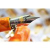 Conklin All American Fountain Pen, Stub Nib, Sunburst Orange - Exquisite Writing Experience: A Luxury Pen for Journaling, Autographs, and Memorable Gifts on Any Occasion