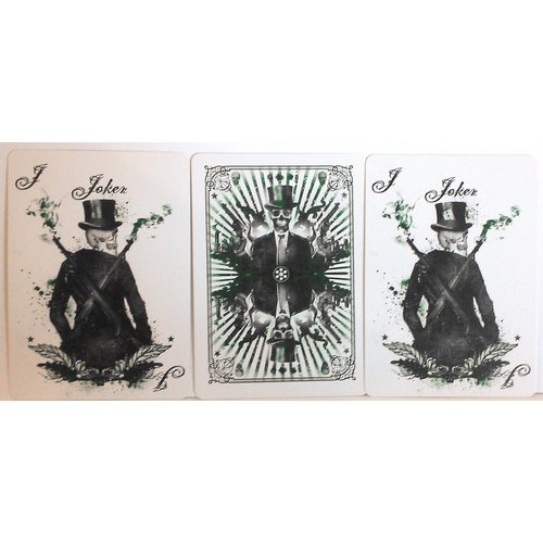 Karnival Assassins Green Deck Bicycle Playing Cards - 2nd Edition