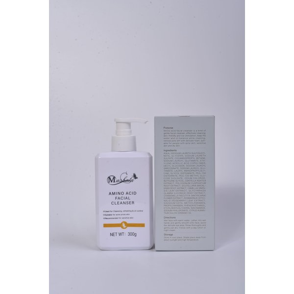 Mashata Amino Acid Facial Cleanser - 300g | Gentle Cleanser For Cleansing, Oil Control & Cure Acne Pores