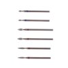 MZCMSL 6pcs Cuticle Drill Bits with Case, Pro Diamond Flame Bit for Russian Manicure,3/32 Shank efile Bit Set
