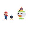 Super Mario 410314 Action Figures, Mario and Bowser