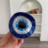 Funny Blue Circle Eye Hair Clip,Acetate Claw Clips,Big Hair Clips for Women,Fashion Hair Clips for Girl
