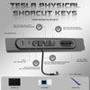 Toysructin Tesla Smart Physical Buttons with USB Hub, Tesla Model Y/3 Center Console Controller Keys, Physical Shortcut Key Button Docking Station for Tesla Model Y/3 2021-2023