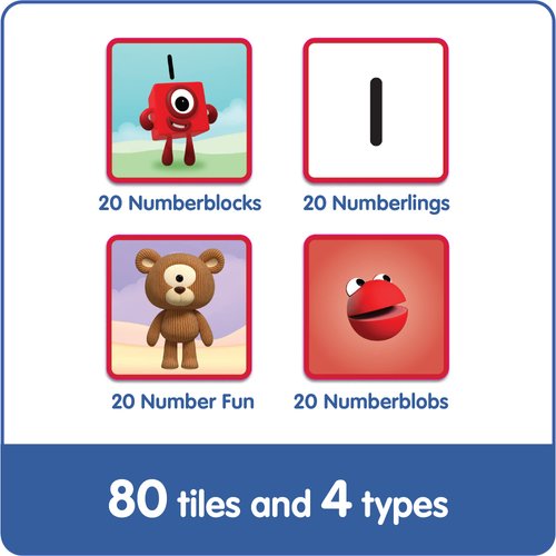 hand2mind Numberblocks Memory Match Game, Memory Card Game, Toddler Matching Game, Kindergarten Math Games, Number Toys, Counting Toys, Preschool Learning Activities, Stocking Stuffers for Kids 3-5