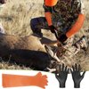 YUNVI 50Pairs Field Dressing Gloves Deer Hunting Gutting Gloves, Veterinary Gloves Includes Disposable Arm Gloves & Nitrile Gloves