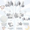 Promise Babe Hanging Car Seat Toys, Infant Stroller Toys for Car Seat Stroller Mobile Crib Bar with Bell, Baby Activity Spiral Plush Toys Best Gift for Boys and Girls, Spiral Activity Toy