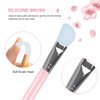 manqianxun Face Mask Mixing Bowl Set. with Silicone Facial Mask Bowls,Silicone Face Mask Brush Applicator,Premium Soft Face Brushes, Mask Spatula, Measuring cup and Measuring Scoop