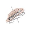 Chiara Ambra Organic Detangling Hair Brush for Women, Men & Children, Unique Spiral Hairbrush, Vented Hair Straightening Brushes for Straight, Curly & Wet Hair - Does not Pull on Hair - Beige