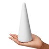 Juvale 12 Pack Craft Foam - Foam Cones for Crafts, Trees, Holiday Gnomes, Christmas Decorations, DIY Art Projects (7.3x2.7 in)
