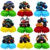9 Pcs Monster Truck Centerpieces Monster Truck Birthday Decorations Monster Truck Table Decorations Monster Truck Party Supplies