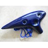 Utopia Ceramic Ocarina Dark Blue Soprano G Key High temperature Kiln Treated good Hardness Endurability