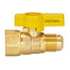 Eastman 60003, Brass Straight-Flare Gas Ball Valve, 1/2" FIP x 1/2" OD Tube