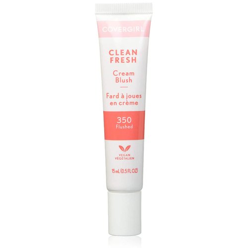 COVERGIRL clean fresh cream blush, flushed,1 count, 0.507 Fl Ounce