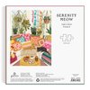 Galison Serenity Meow 1000 Piece Puzzle in a Square Box from Galison - 1000 Piece Puzzle for Adults, Colorful and Cattastic Illustrations, Thick and Sturdy Pieces, Idea