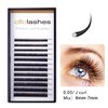 Bottom Lash Extension J Curl 0.05mm Mix4-7mm 4mm 5mm 6mm 7mm Black Color Bottom Lash Extensions (Mix4-7mm 0.05 J Curl)